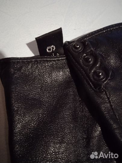 Перчатки женские кожаные новые