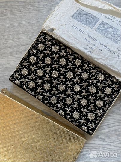 Роскошная винтажная сумка клатч из бархата Индия