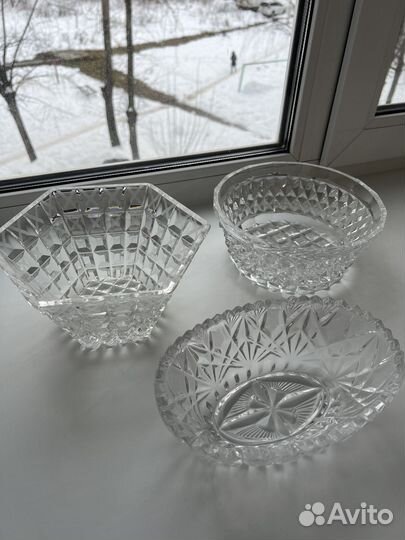 Салатник хрустальный Новый