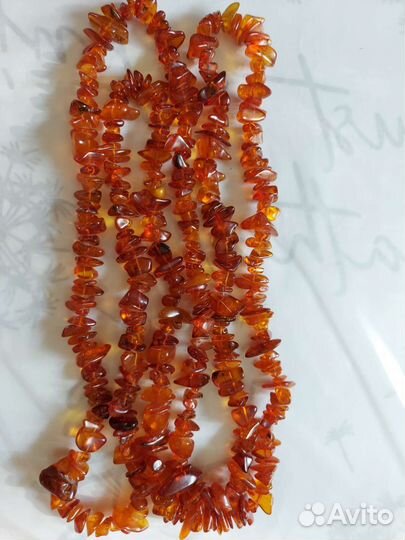 Бусы янтарь СССР