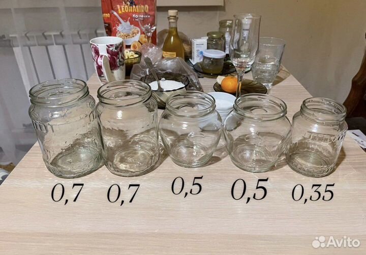 Банки стеклянные 0.1-3л