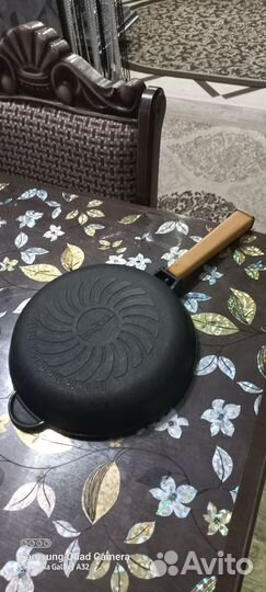 Чугунная сковорода гриль