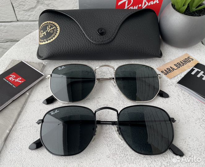 Солнечные очки rayban hexagonal