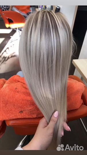 Сложное окрашивание волос air тач мелирование