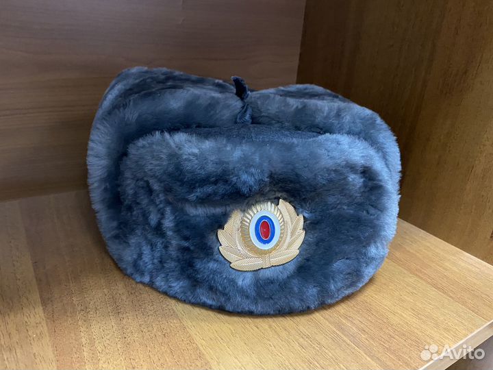 Шапка зимняя милиции женская, пилотка милиции