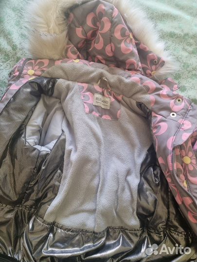 Зимний костюм для девочки 110