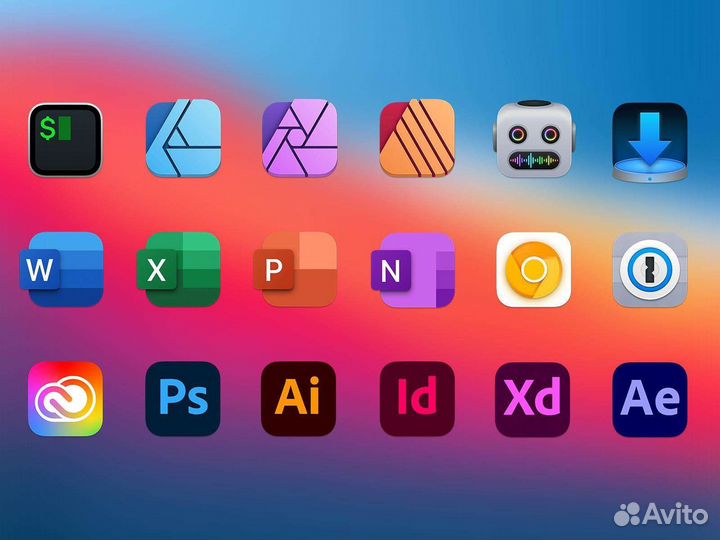 Microsoft Office / Adobe Photoshop на Mac Windows