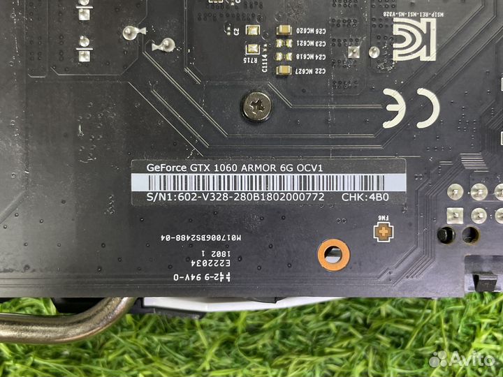 Видеокарта MSI GeForce GTX 1060 6Gb