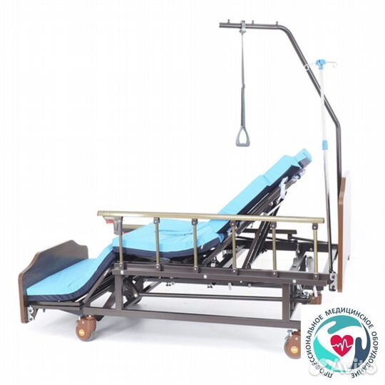 Медицинская кровать с переворотом, туалетом