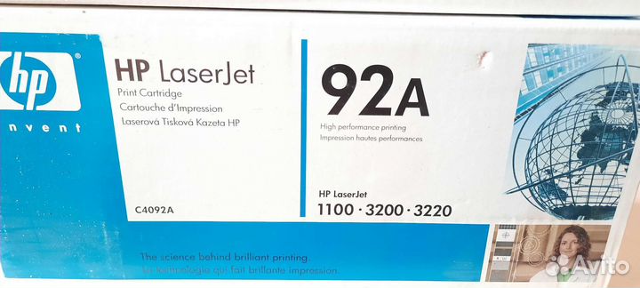 Картридж HP 92A (оригинал C4092A) Новый