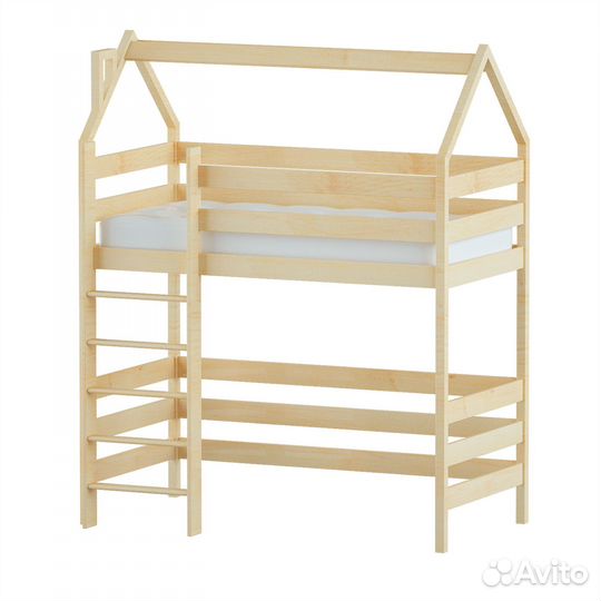 Кровать чердак детская из дерева
