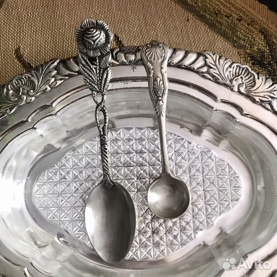 Ложки для соли, кофейные ложки, винтаж, Англия