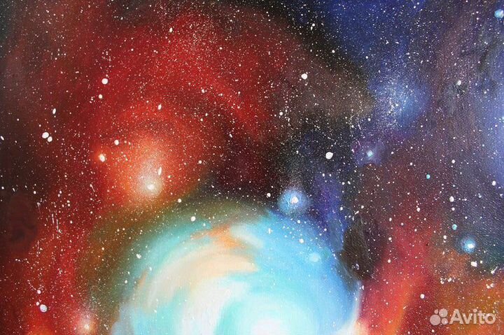 Продам картину маслом Пирамиды 90/90 см