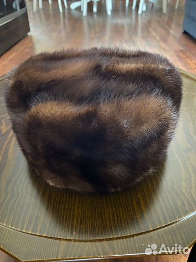 Норковая шапка мужская