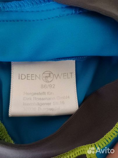 Купальный костюм комбез солнцезащитный 86/92