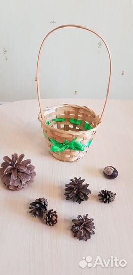 Плетеные корзины 3 шт