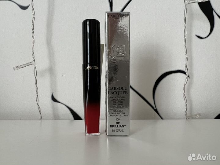 Жидкая лаковая помада для губ Lancome