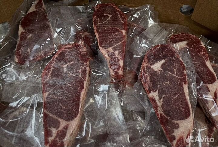 Стейк рибай / Спинной отруб / Мраморная говядина