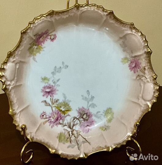 Большое круглое блюдо. Limoges