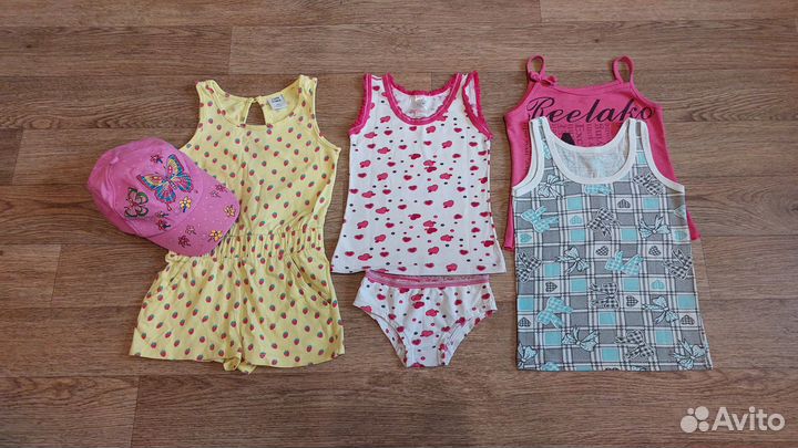 Одежда для девочки размер 104-110 пакетом. Пакет 3