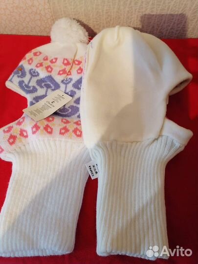 Шапка шлем для девочки новая