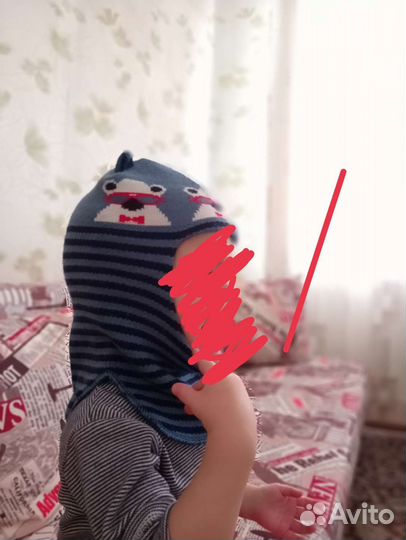 Шапка шлем новый