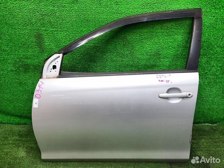 Дверь toyota allion ZZT240 0314 Передний Левый color:1F7, дефект лкп на ручке контрактная