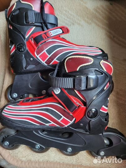 Роликовые коньки детские раздвижные