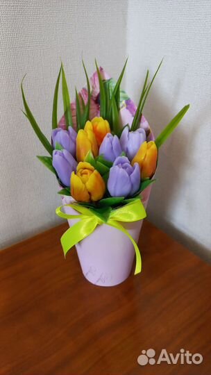 Мыло ручной работы букеты