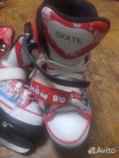 Раздвижные коньки 29-32 размер