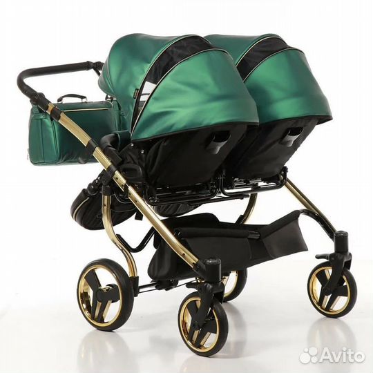 Коляска для двойни 2в1 Junama diamond