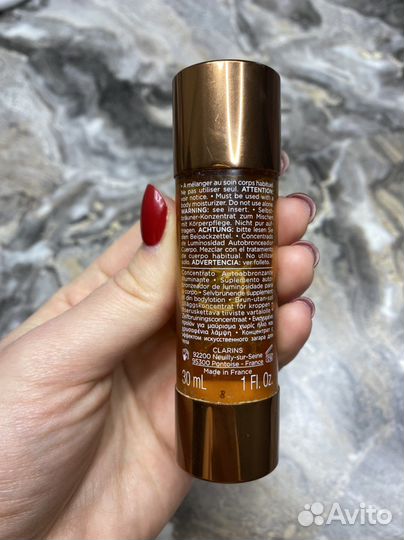 Clarins капли для загара