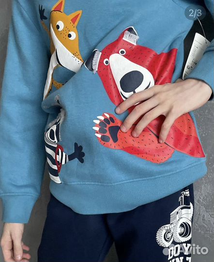 Костюм утепленный для мальчика размер 140