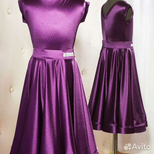 Ткань сатин-вельвет для рейтингового суперплатья