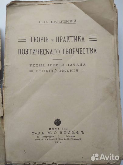 Н.Н.Шульговский. 1914 год. М.О.Вольф