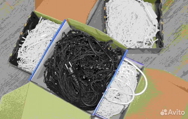 Гирлянда уличная 25м