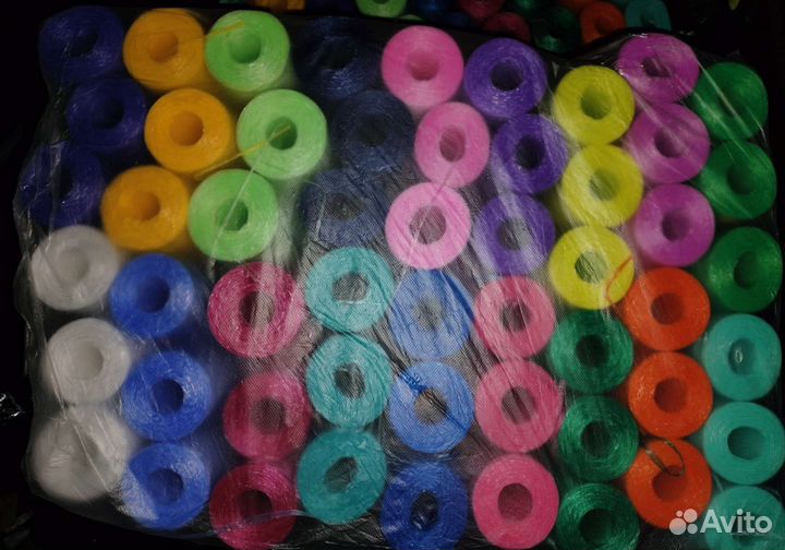 Нитки для вязания мочалок