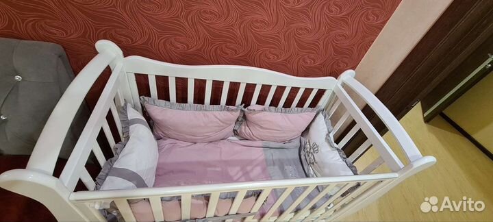 Бортики в детскую кроватку бу