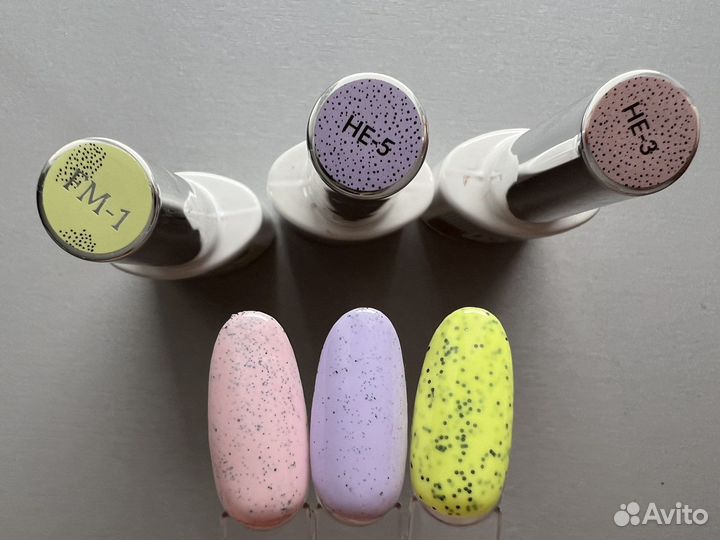 Гель-лаки, одноразовые файлы и основы сталлекс