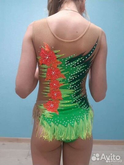 Купальник для художественной гимнастики 130-140см