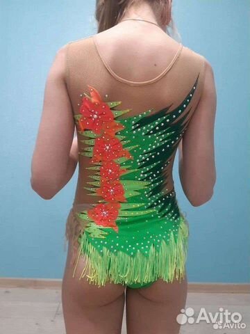 Купальник для художественной гимнастики 130-140см