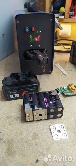 Замер ёмкости аккумулятора Li-ion