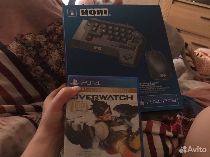 Игровая клавиатура и мышка на PS4