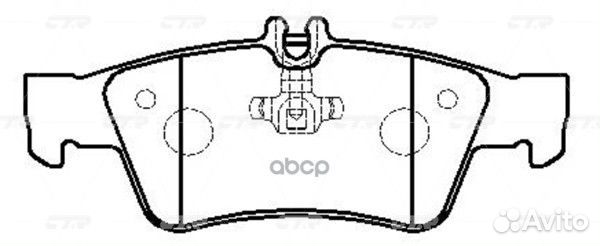 Ckbz-13 Колодки тормозные дисковые зад GK