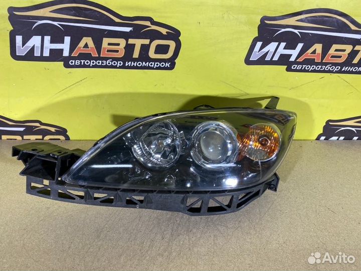 Фара Галоген левая Mazda 3 BK