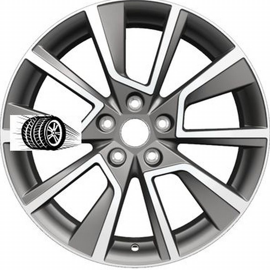 Литые диски Khomen Wheels 7×R18 5×114.3