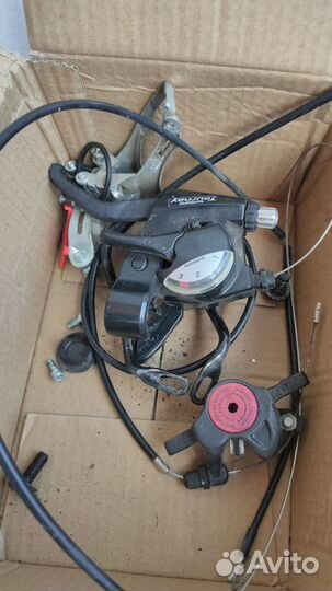 Шатуны, каретка, тормоз, переключатели, манетка