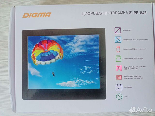 Цифровая фоторамка digma pf 843 bk обзор