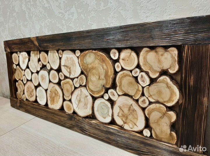 Панно из можжевельника