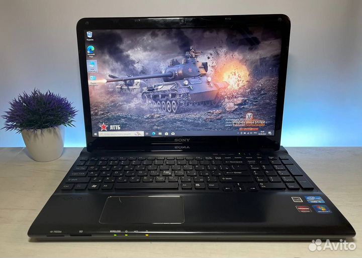 Мощный ноутбук sony 10gb i5 SSD
